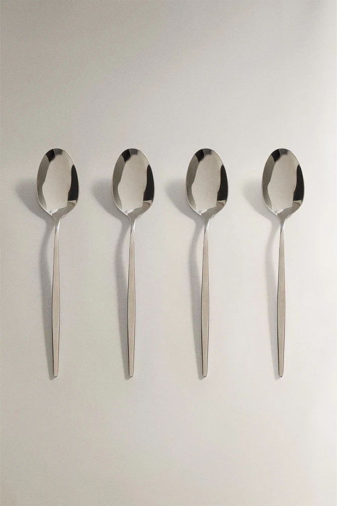 LOT CUILLÈRES À DESSERT MANCHE FIN (LOT DE 4)