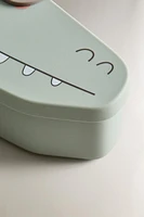 CHILDREN’S SILICONE CROCODILE LUNCH BOX