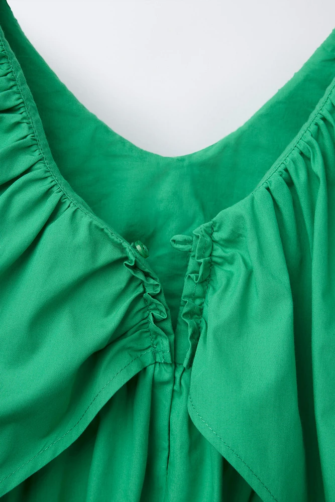 RUFFLED DRESS