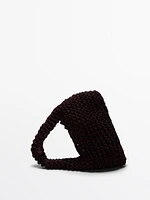 Mini split suede crochet bag - Limited Edition