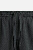 GEOMETRIC JACQUARD SHORTS