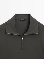 Pull en maille à col camionneur