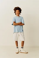 RAISED TEXT T-SHIRT