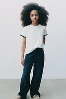 T-SHIRT WITH SMALL PEARLS