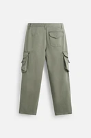PANTALON CARGO DÉLAVÉ