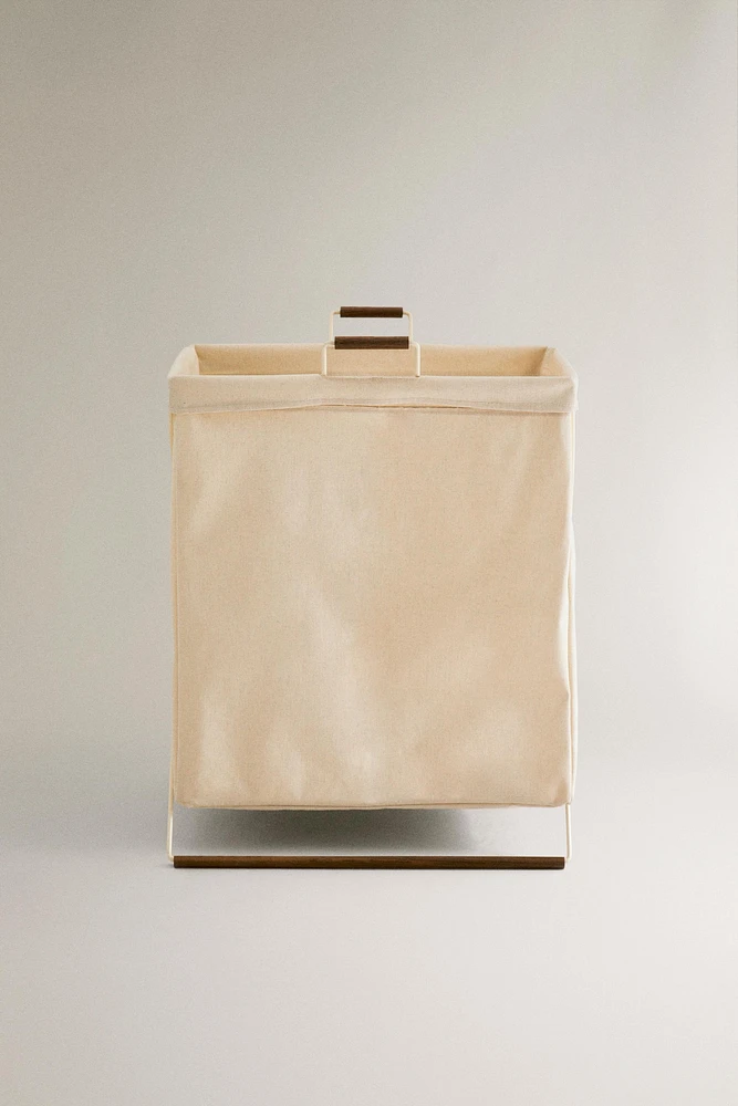 CORBEILLE DOUBLE PLIABLE POUR VÊTEMENTS