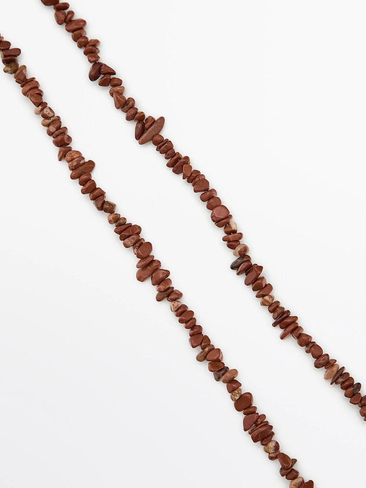 Multi-way belt with stones