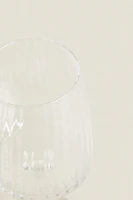 VERRE À VIN RECYCLABLE LIGNES