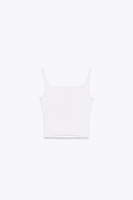 RIBBED CROP TOP
