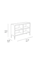 BUFFET CHÊNE MIEL FORMAT MOYEN