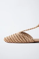 BRAIDED SLINGBACK SHOES
