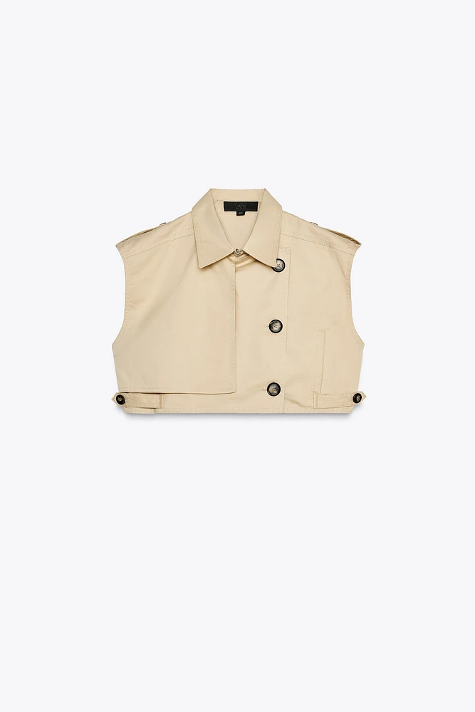 BELTED CROPPED TOP