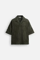 CHEMISE RELIEF FLORAL