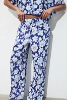 PANTALON IMPRIMÉ FLEURS