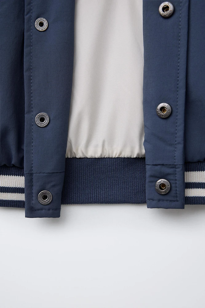 SNOOPY PEANUTS™ EMBROIDERED BOMBER JACKET