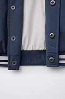 SNOOPY PEANUTS™ EMBROIDERED BOMBER JACKET