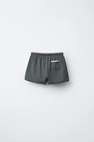 6-14 ANS/ SHORT DE BAIN TEXTURÉ