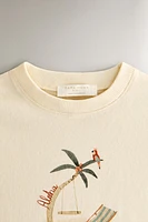 CHILDREN’S PALM TREE COTTON T-SHIRT
