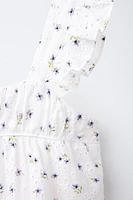 EMBROIDERED FLORAL DRESS
