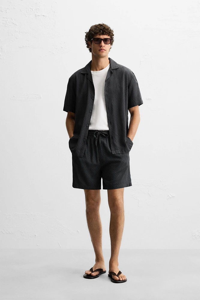CHEMISE JACQUARD GÉOMÉTRIQUE