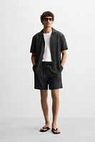 CHEMISE JACQUARD GÉOMÉTRIQUE