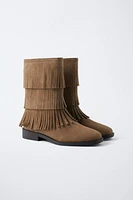FRINGED BOOTS