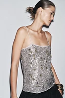 TOP BRODÉ FANTAISIE ZW COLLECTION