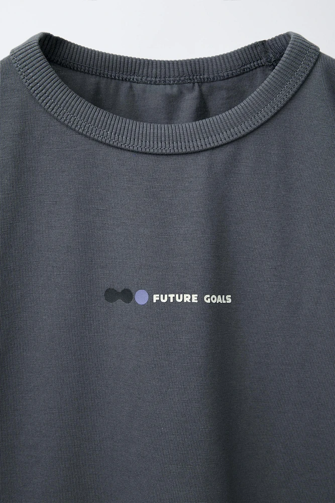 TEXT PRINT T-SHIRT