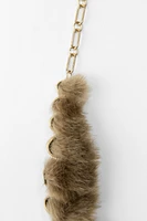 CEINTURE CHAÎNE EFFET FOURRURE ÉDITION LIMITÉE