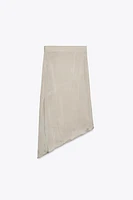 ZW COLLECTION EMBROIDERED ASYMMETRIC SKIRT