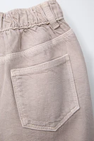 PANTALON BALLON EN SERGÉ
