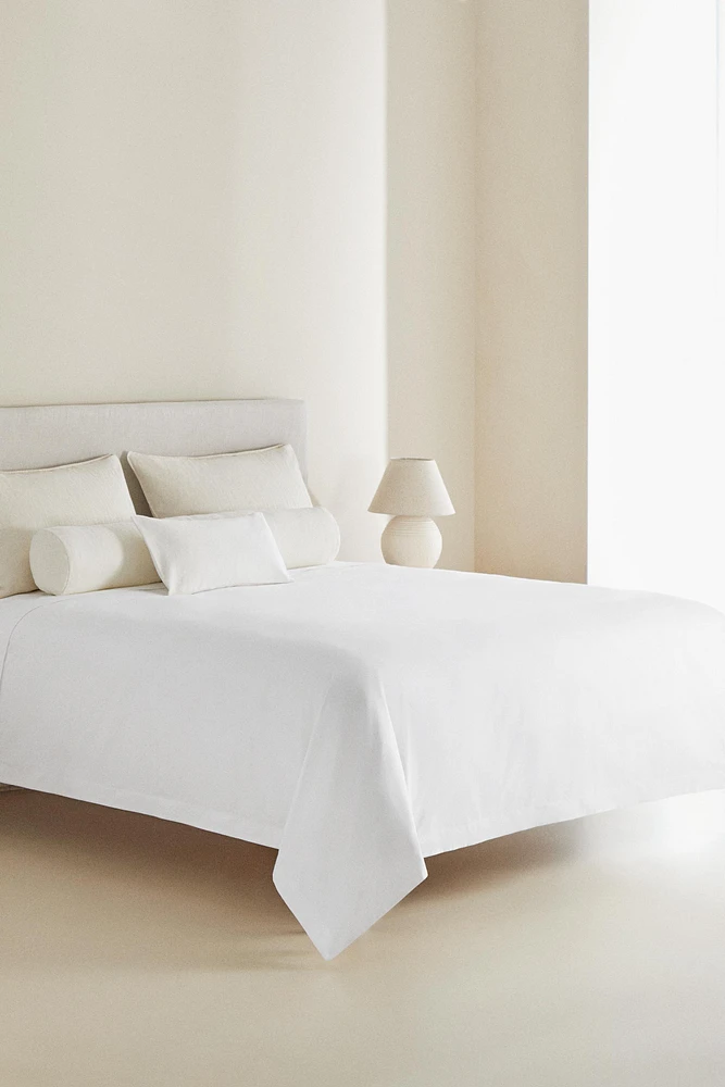 PERCALE COTTON FLAT SHEET (500 THREAD COUNT)