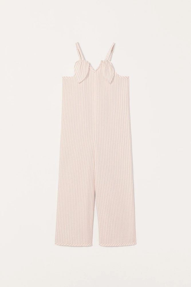 LIMITED EDITION STRIPED LONG JUMPSUIT