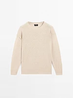 Pull oversize en maille 100 % lin