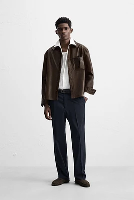 SURCHEMISE EN CUIR