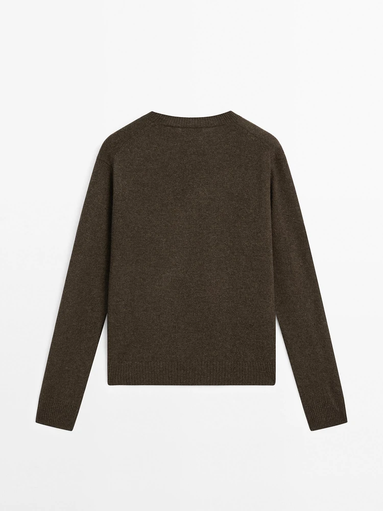 Pull en maille 100 % cachemire