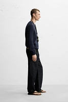 COTTON - LINEN BLEND SWEATER