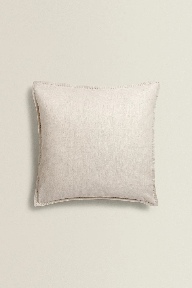 HOUSSE DE COUSSIN ÉDREDON LIN