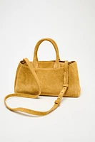 MINI SAC DE VILLE EN CROÛTE DE CUIR