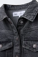 ROBE EN JEAN À CEINTURE