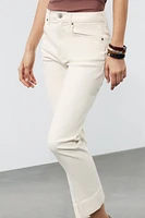 JEAN ZW COLLECTION BOOTCUT TAILLE HAUTE CROPPED