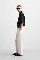 CHEMISE À BRODERIES GÉOMÉTRIQUES