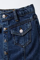 JUPE EN JEAN À BOUTONS