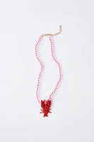LOBSTER BEAD NECKLACE
