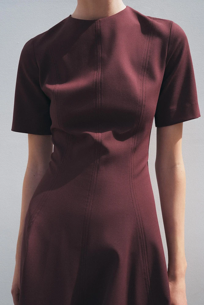 ROBE MI-LONGUE À GODETS ZW COLLECTION