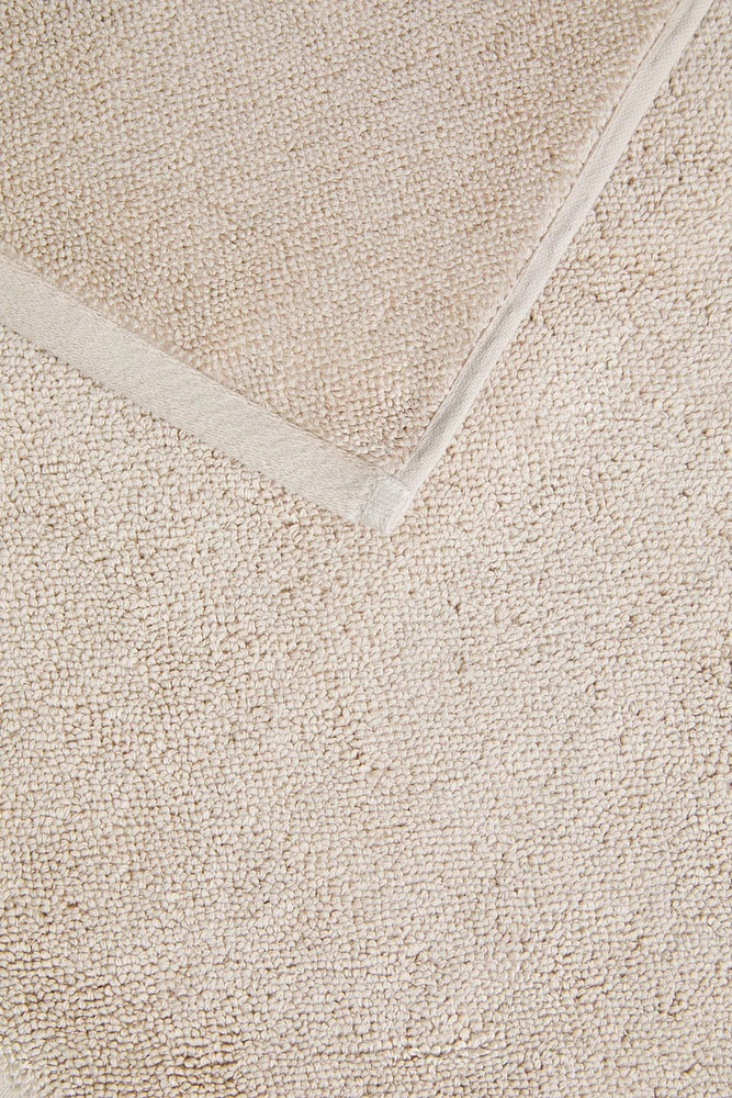 TAPIS DE BAIN COTON POINT RIZ
