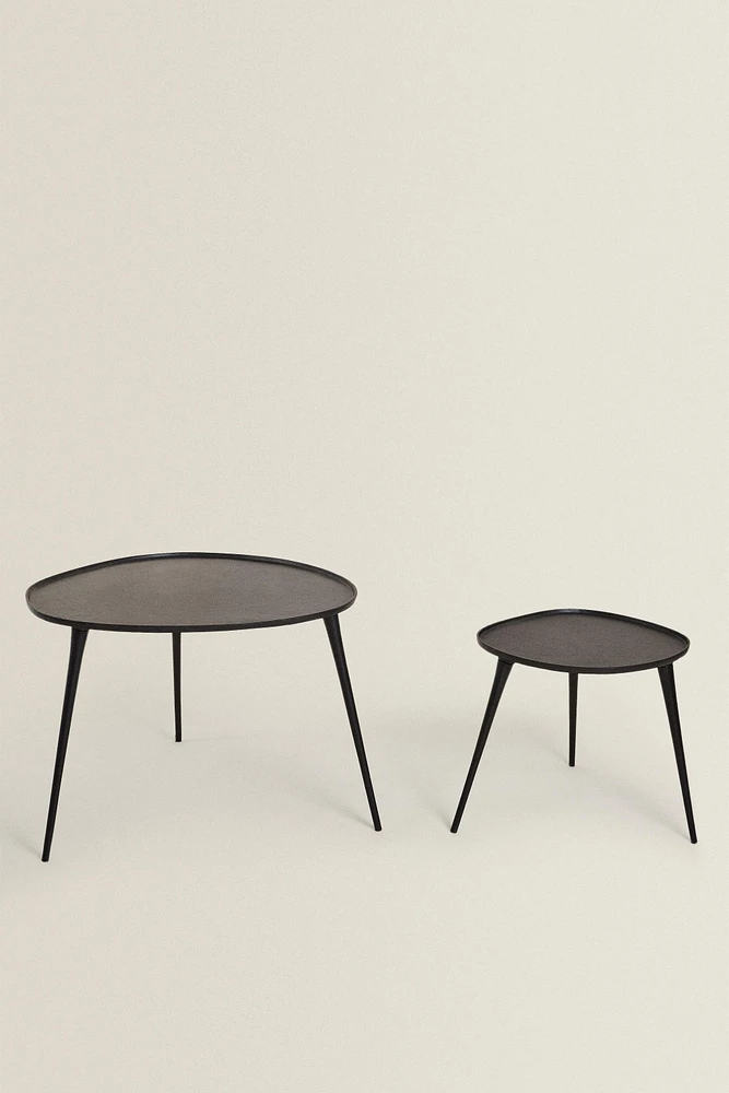 METAL SIDE TABLE