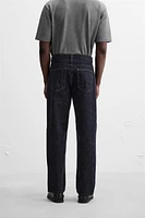 JEAN STRAIGHT FIT BROSSÉ