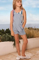 STRIPED OVERALL SHORTS LIMITED EDITION