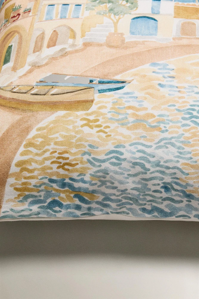 LANDSCAPE THROW PILLOW COVER